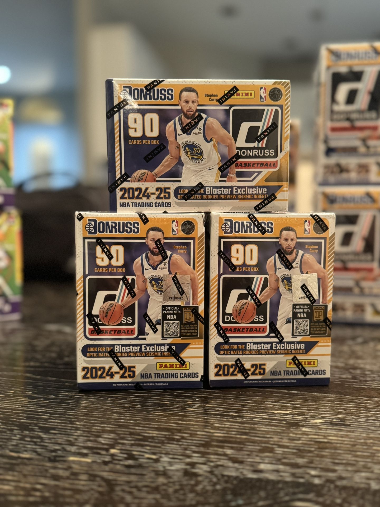 2024-25 Panini Donruss NBA Basketball Blaster Box Lot of 3 New Factory Sealed
