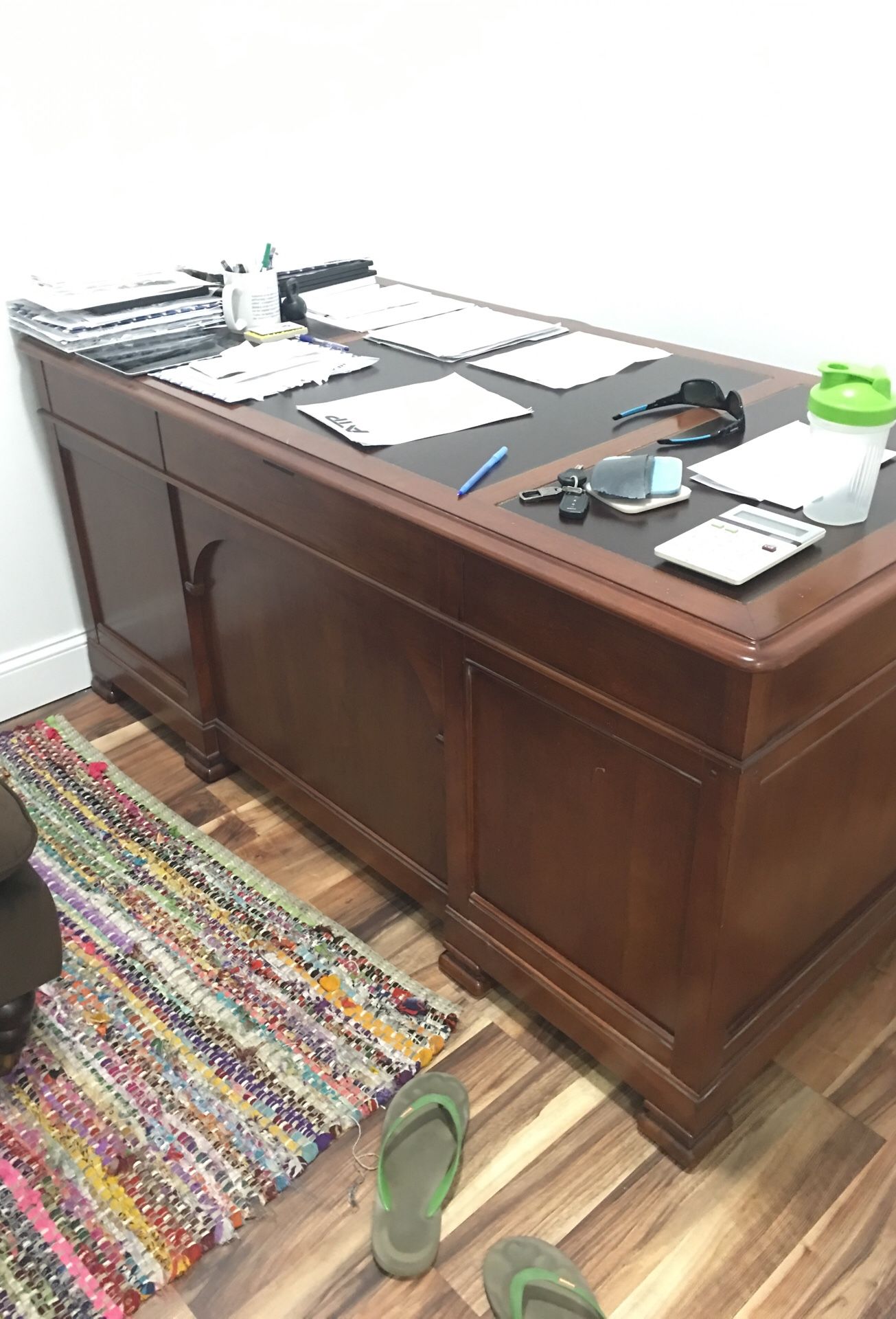 Wood desk