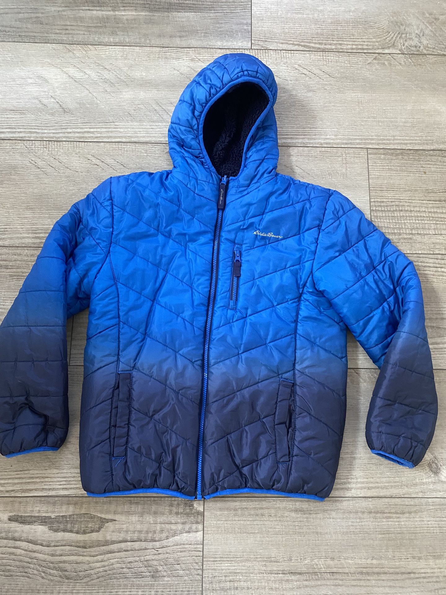 Eddie Bauer Youth Reversible Puffer Jacket 14-16 