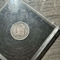 1837 capped bust half dime