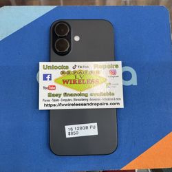 IPHONE 16 FULLY UNLOCKED 