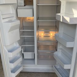 Side By Side two Door Refrigerator