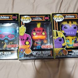 Marvel Blacklight Funko PoPs!