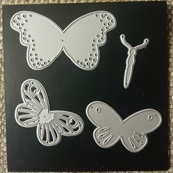 Build a Butterfly Flat or 3D 4pc Die Cut