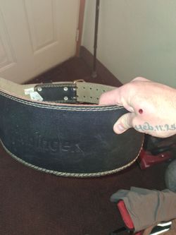 Weight lifting belt