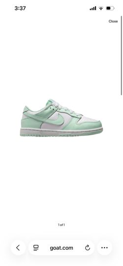 Nike Dunk Low White Mint Green Sneakers