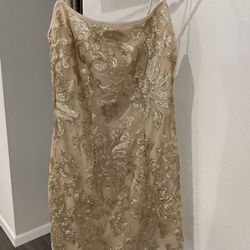 Gold Dress