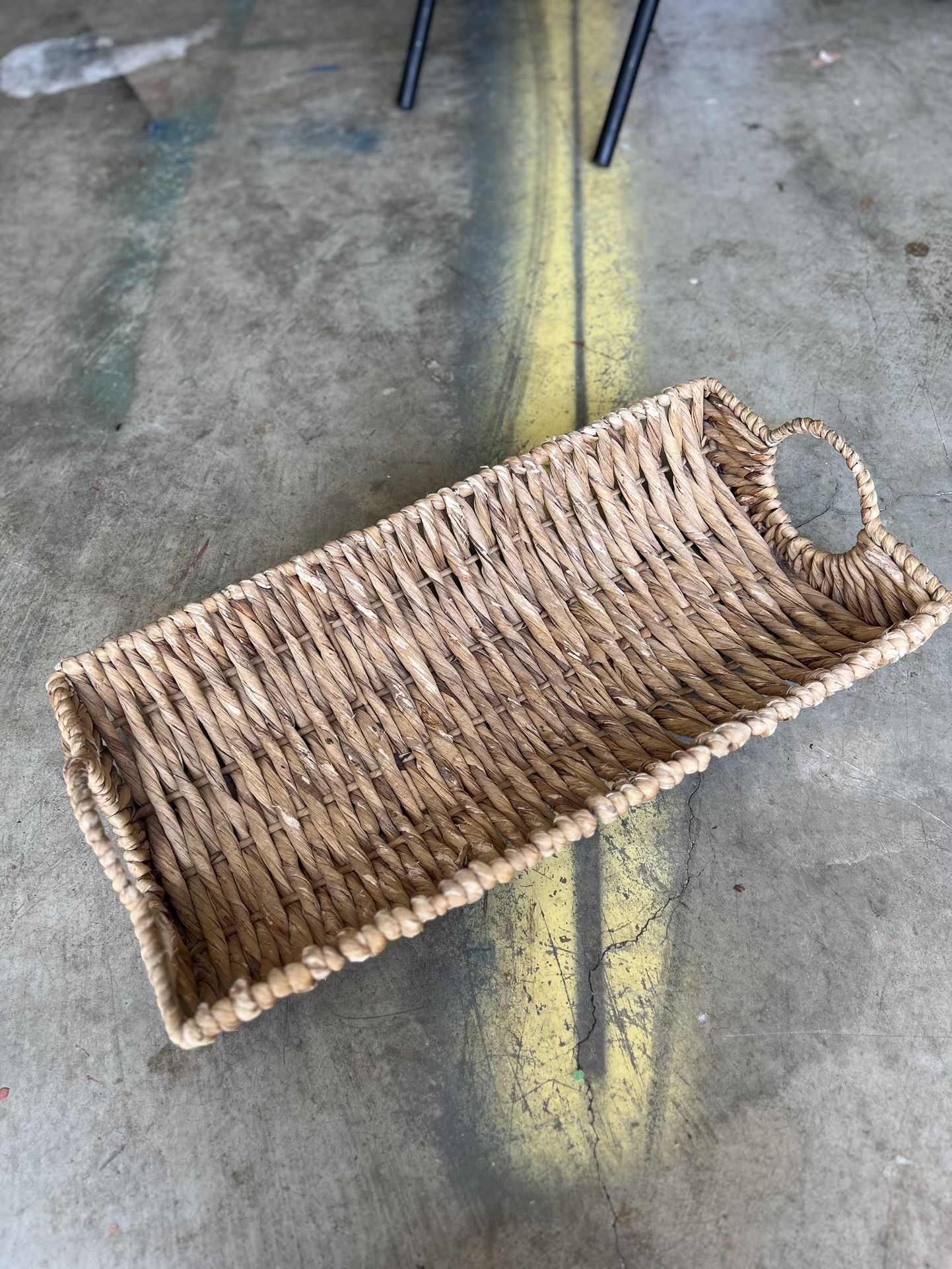 Long Wicker Basket