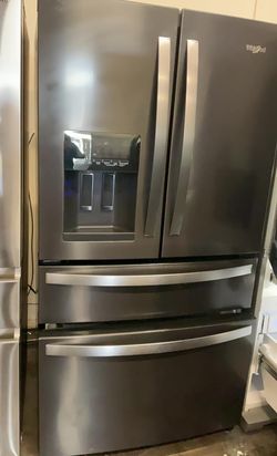 Whirlpool 4-Door Stainless Steel Refrigerator Fridge
