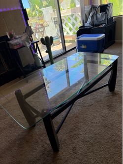 3 piece Glass coffee table set (moving sale)