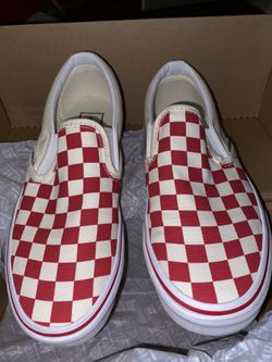 Red Checkerboard Vans