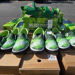 Men's MountainDew Slip ons & Slippers $5each!!!