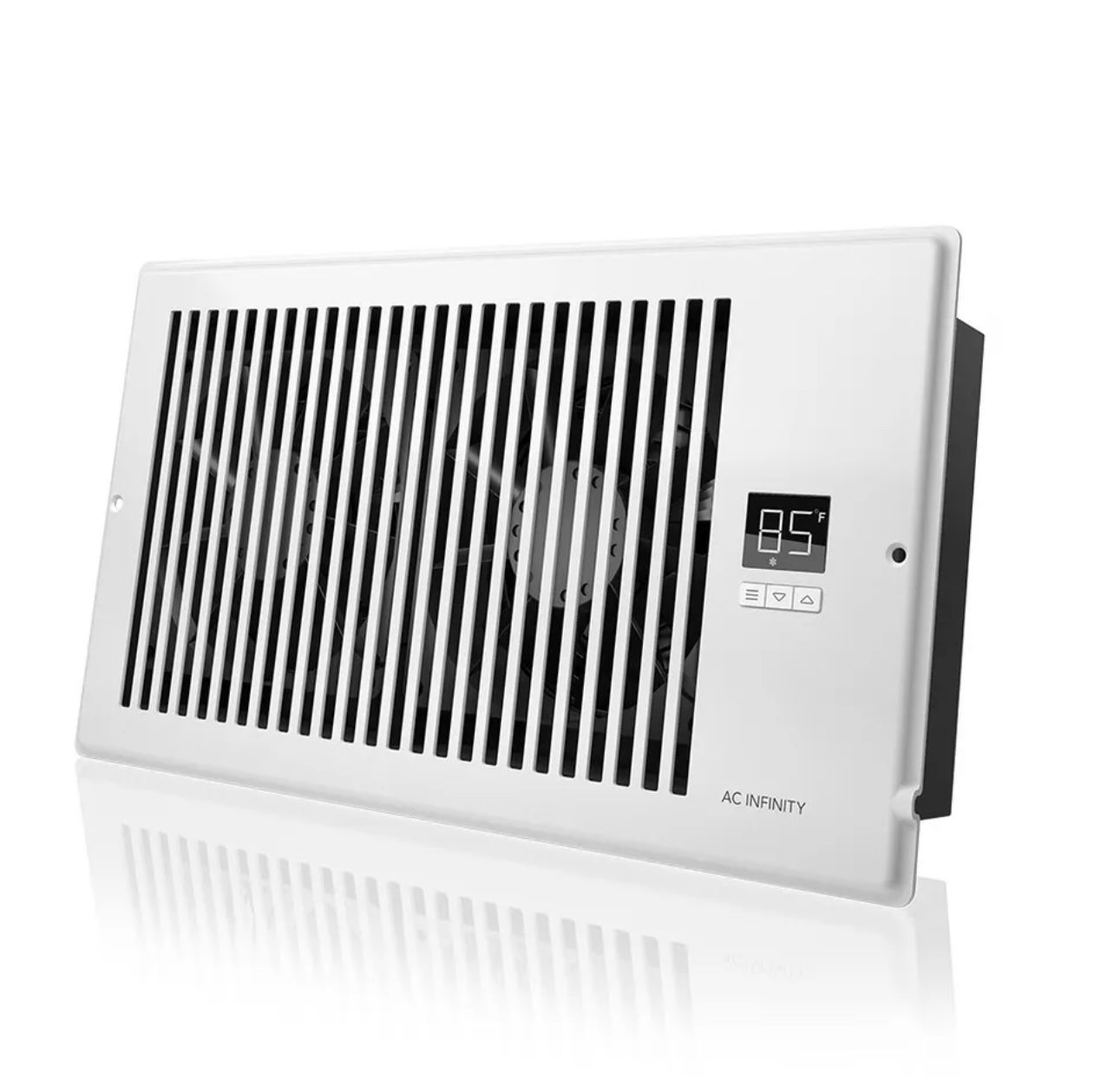 AIRTAP T6, Quiet Register Booster Fan, Heating / Cooling 6 x 12” Registers White