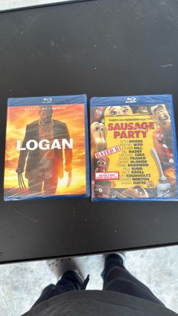 Logan & Sausage Party blu ray new sealed