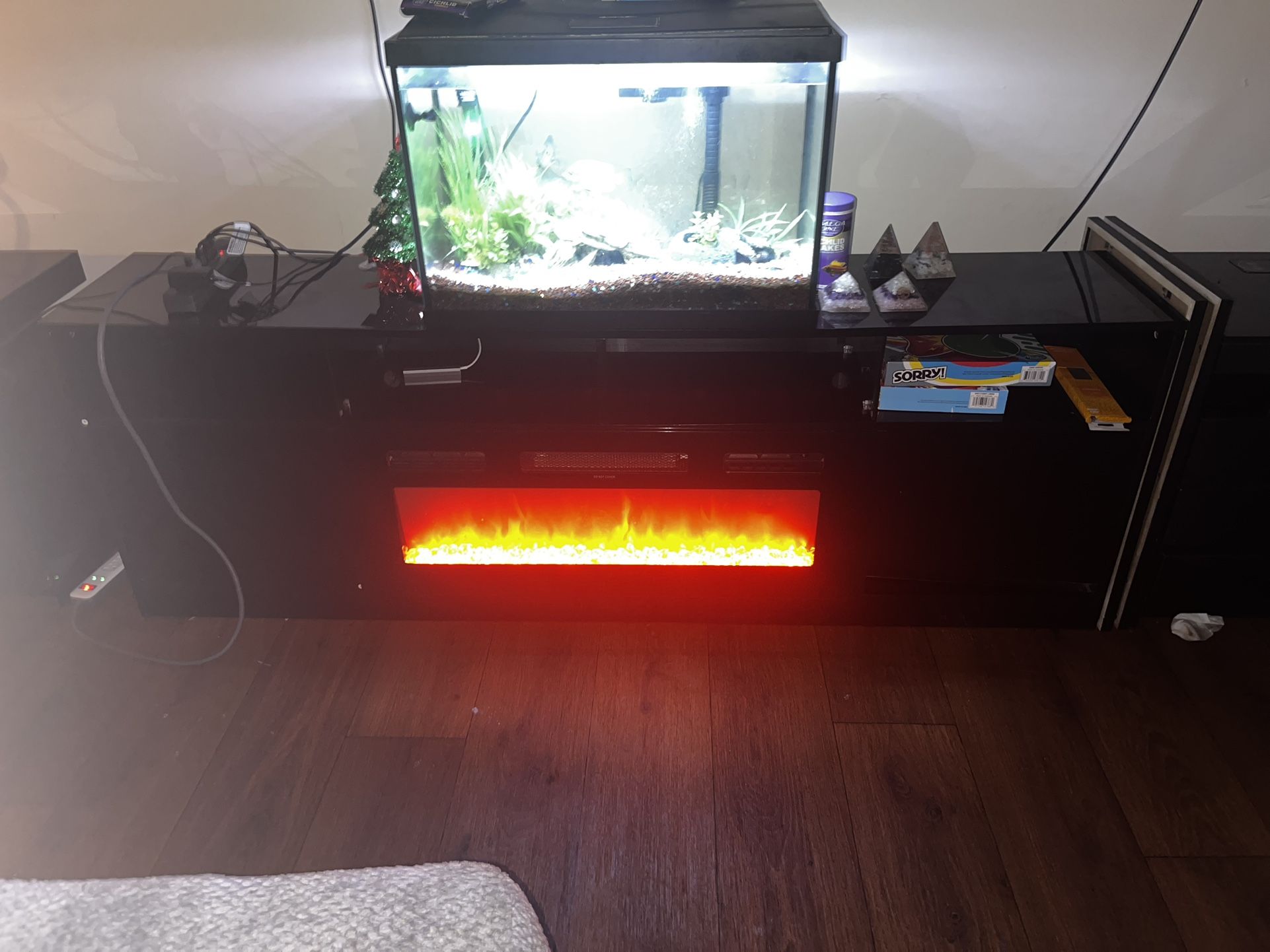 Tv Stand With Fireplace