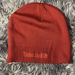 Red Timberland Beanie 