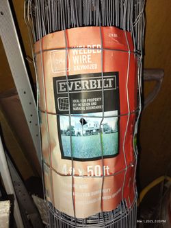 4 Ft. X 50 Ft. 14-Gauge Welded Wire Metal Fencing Garden Security Boundary Farm