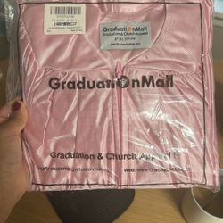Pink Cap And Gown 