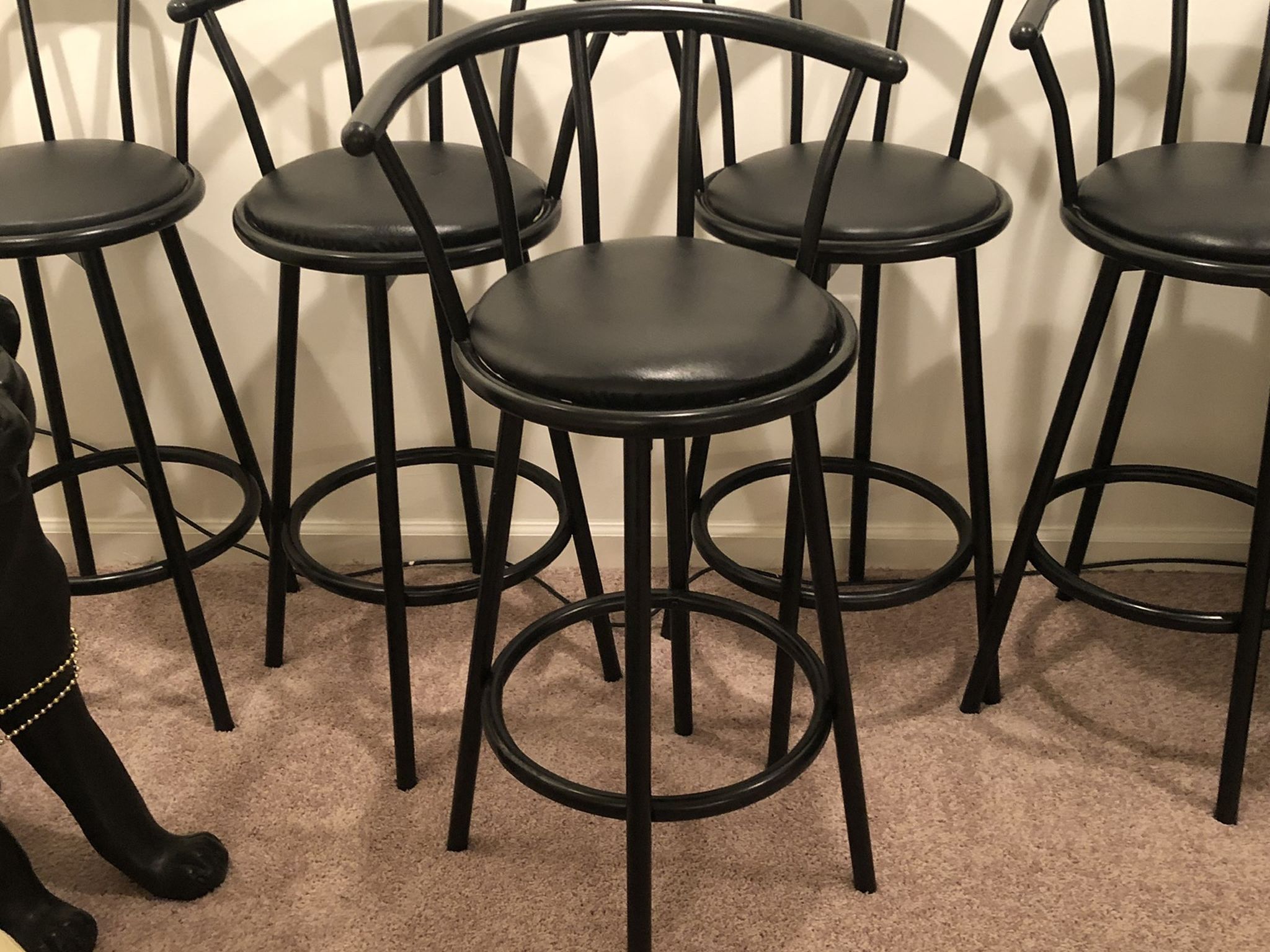 Black bar chairs Or table chairs