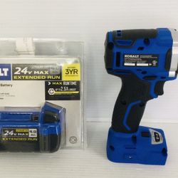 BRAND NEW KOBALT DRILL KID324B-03 CORDLESS 24V BATTERY
