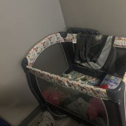 Playpen,changing Table And Bassinet 
