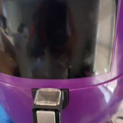 This is a Ming's Mark GoWise GW22643 Purple Electric Digital Touch Screen 3.7 Quart Air Fryer. 