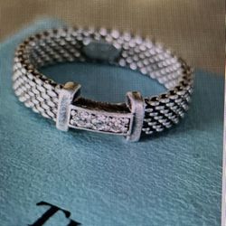 Tiffany somerset Mesh Diamond Ring 