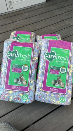$9 Each CareFresh Complete Natural Paper Bedding - Confetti - 23 lt
