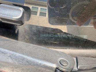2017 Honda CR-V VIN Dashboard