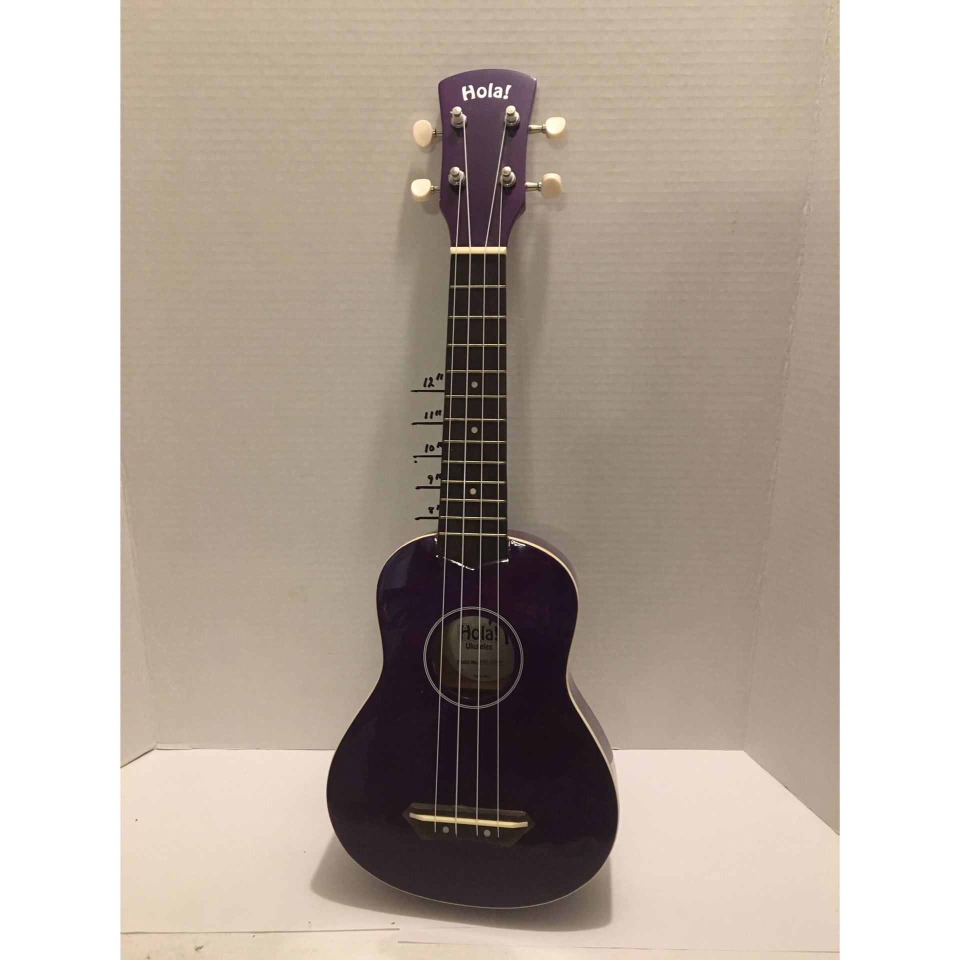 Hola! Ukuleles 21” Model HM-21PP Purple