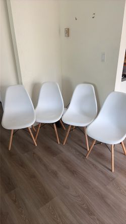 set of 4 dining table chairs