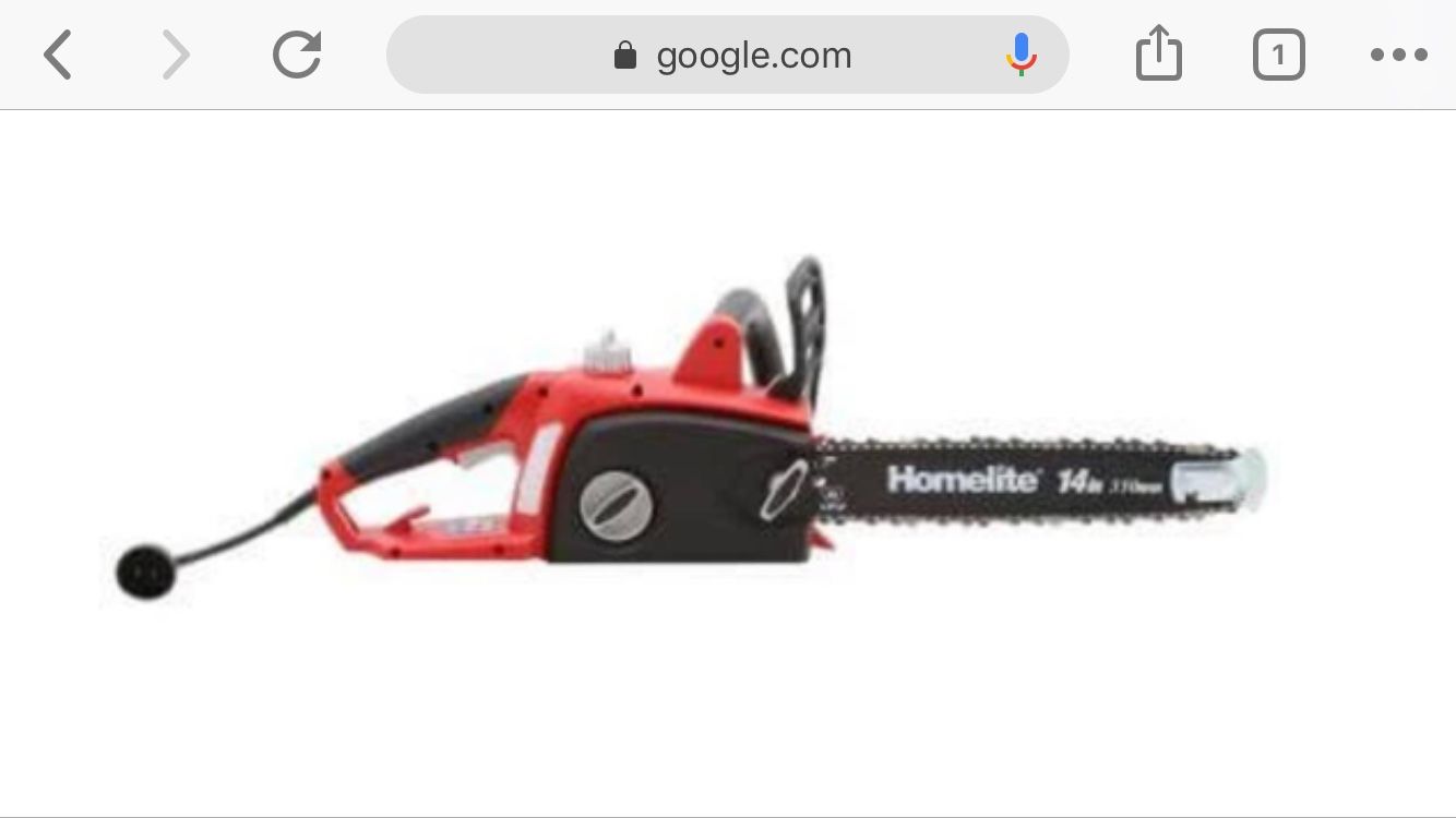 Electric chainsaw 14”