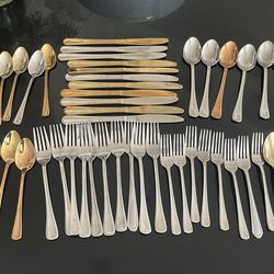 Free. - Forks, Spoons, Butter Knives - 50 total pieces of flatware