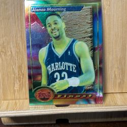 1993-94 Topps Finest Alonzo Mourning #201 RC