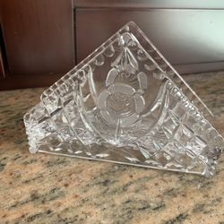 Crystal vintage napkin holders $25 each
