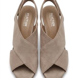 Suede wedge sandals, Kenneth Cole Reaction, Size 7 1/2