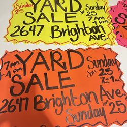 Big Yard sale