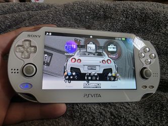 PS Vita White 1000 OLED series Custom cfw altered Playstation Ps1 Psp Video Game Console