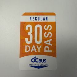 Regular OC Buss Pass