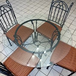 Dining Table With Four Chairs