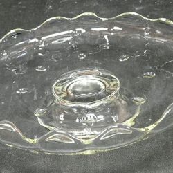 12-1/4" Pedestal Glass Cake Plate
