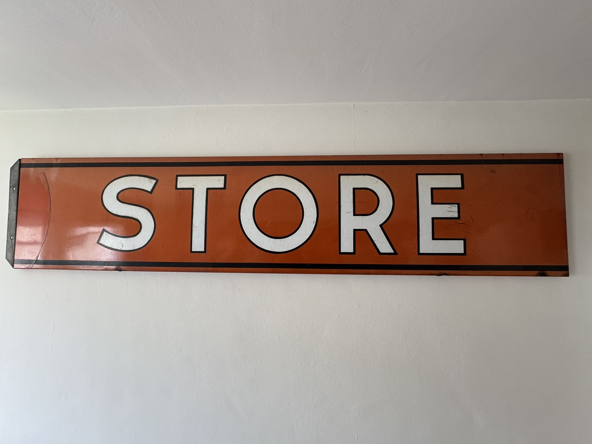 Vintage Circa 40’s / 50’s Porcelain Sign