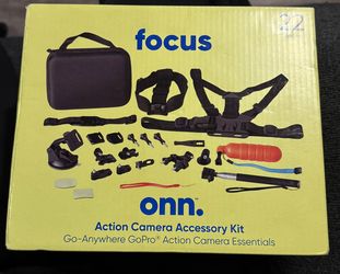 NEW Action Camera Accessories Bundle (Chest, Head, Mounts)