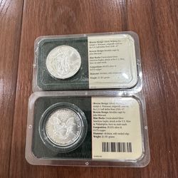 1oz .999 Fine Silver American Eagle Coin By Littleton  Coin Company