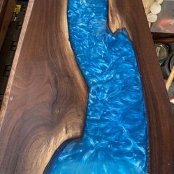 Resin Wood Slab