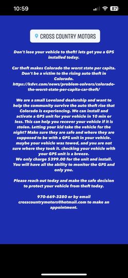 Don’t Be A Victim Of Car Theft In Colorado