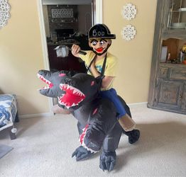 Inflatable Riding 3headed dragon Halloween Costume