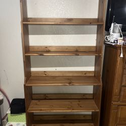Wood 6 Level Shelf 