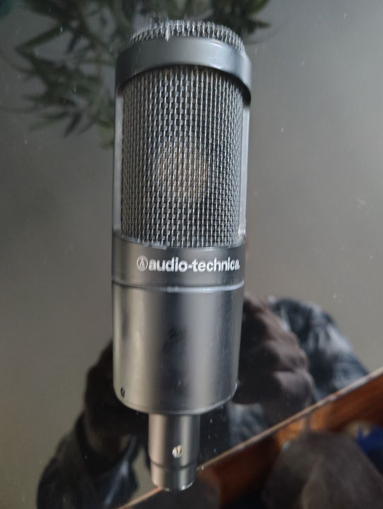 Black Audio Technician Microphone