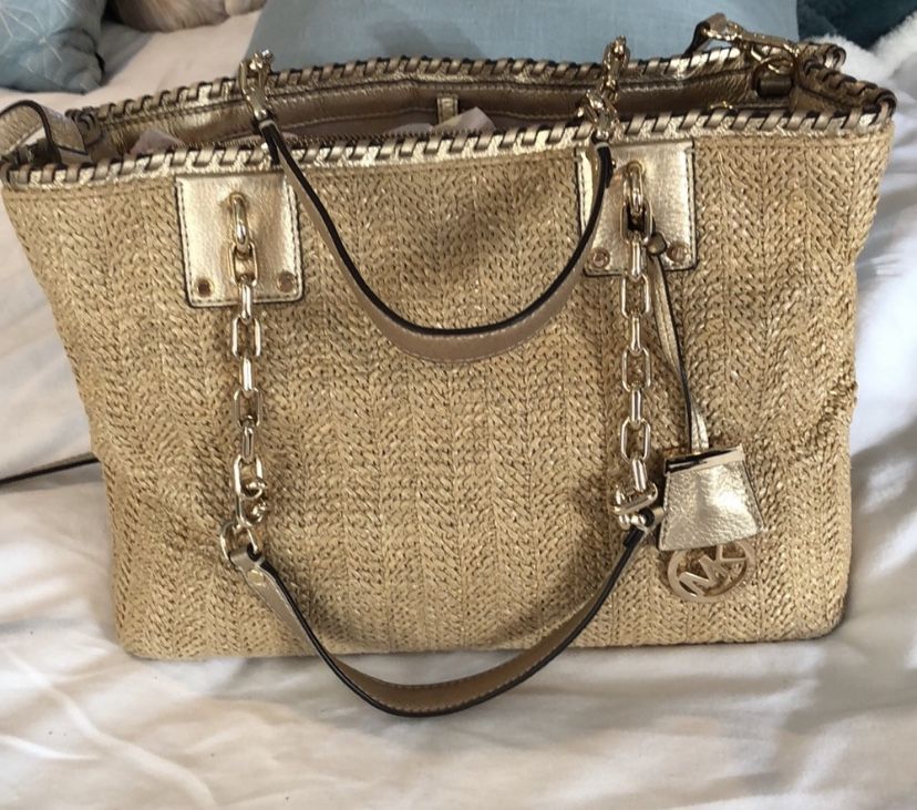 Michael Kors gold purse